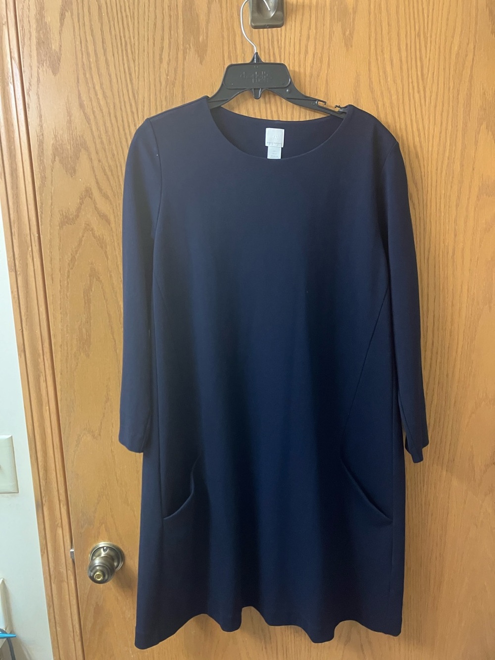 H&M Navy Round-Neck Basic Top